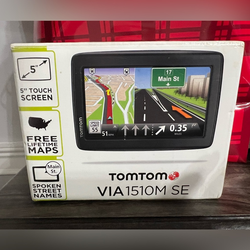 NEW-Tom Tom Via 1510m SE-Car Navigation System